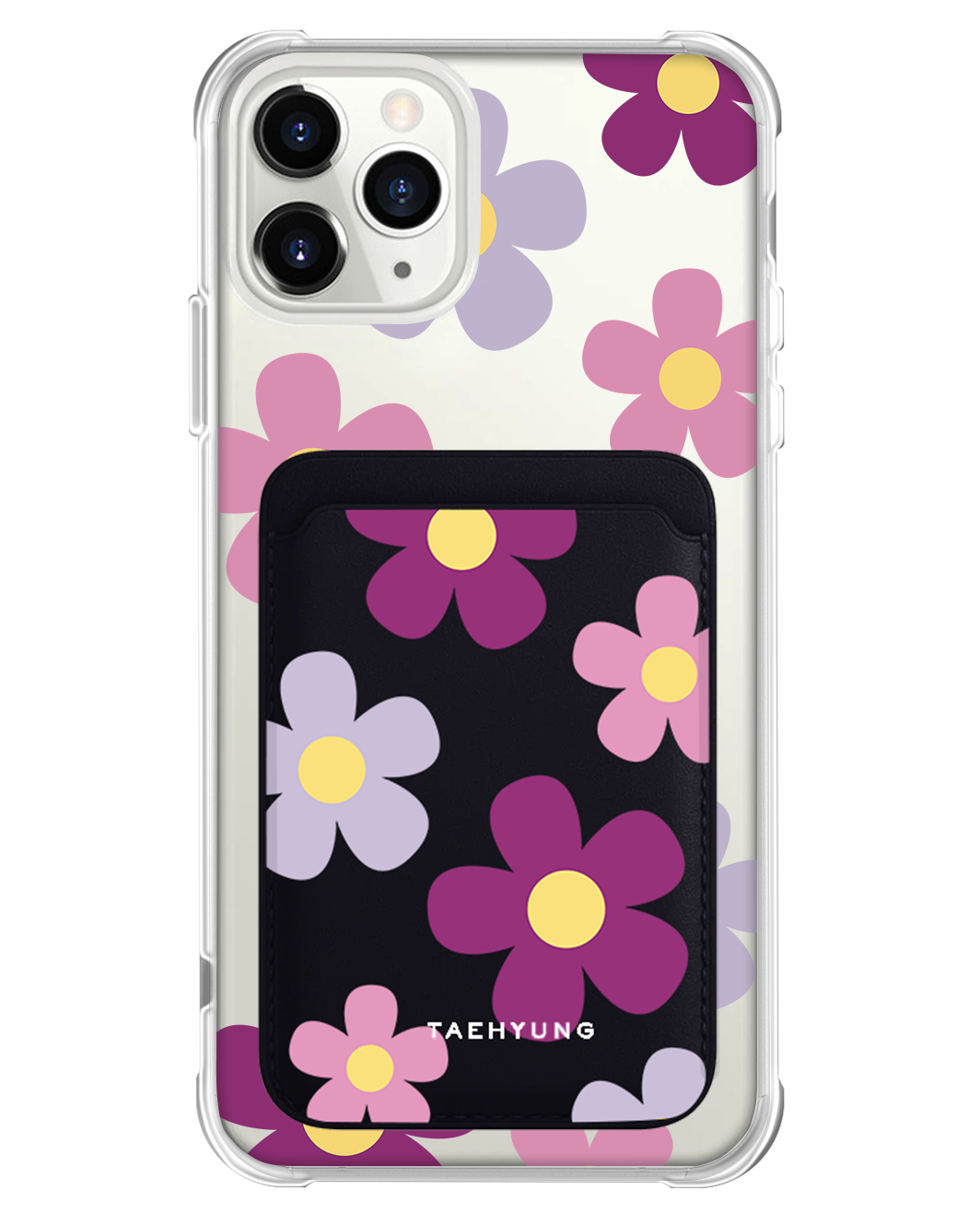 iPhone Magnetic Wallet Case - Daisy Paradise