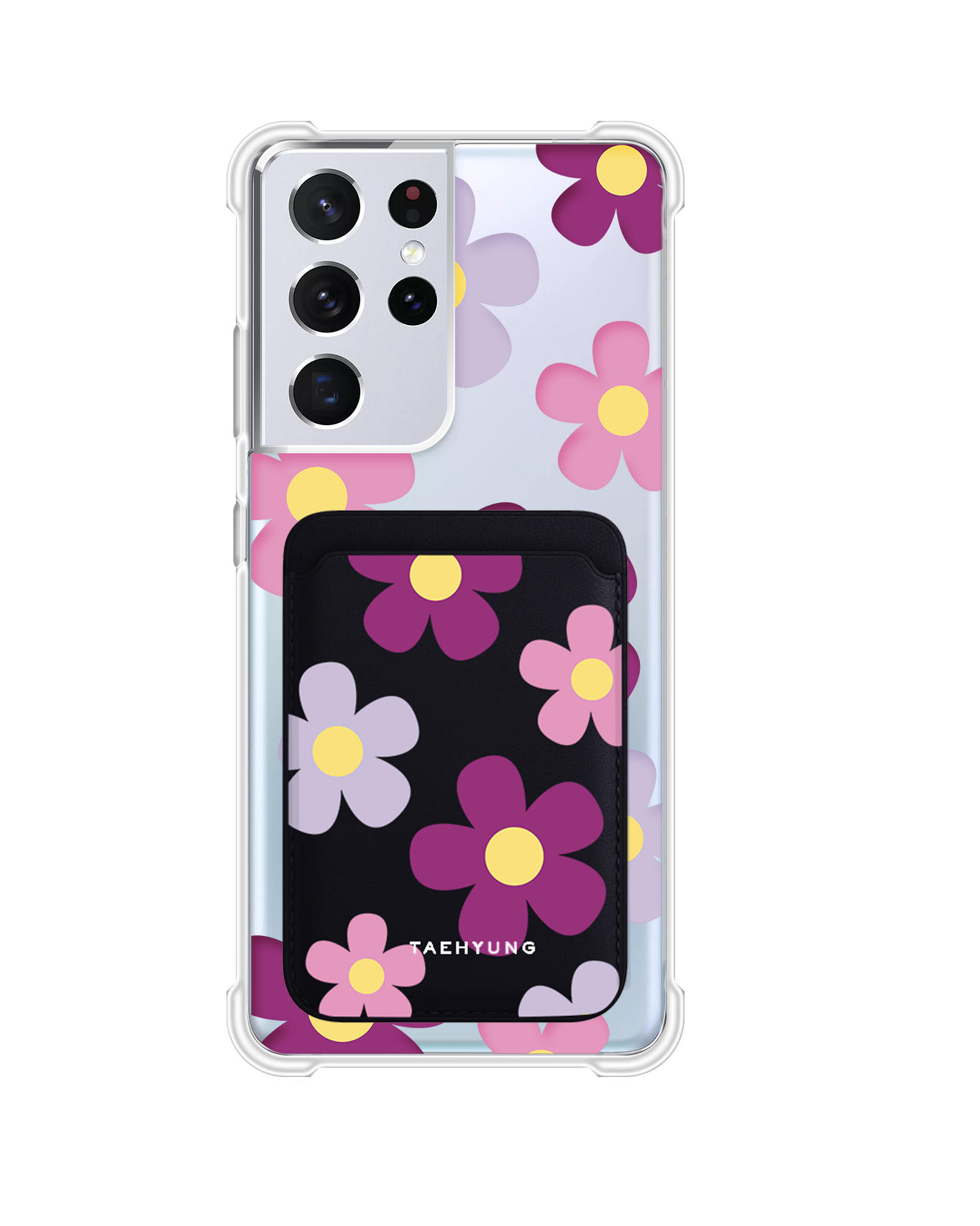 Android Magnetic Wallet Case - Daisy Paradise