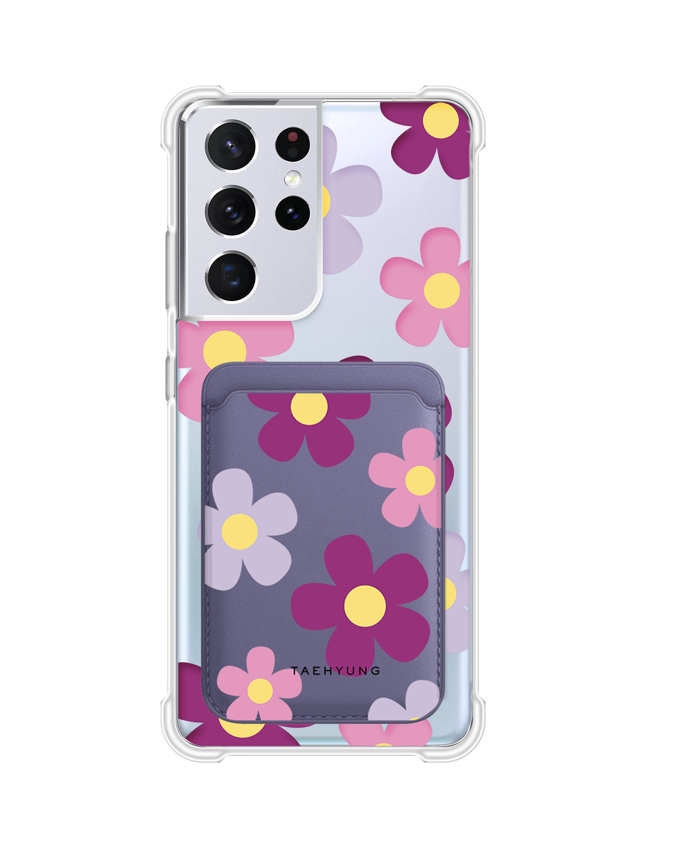 Android Magnetic Wallet Case - Daisy Paradise