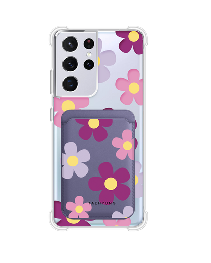 Android Magnetic Wallet Case - Daisy Paradise