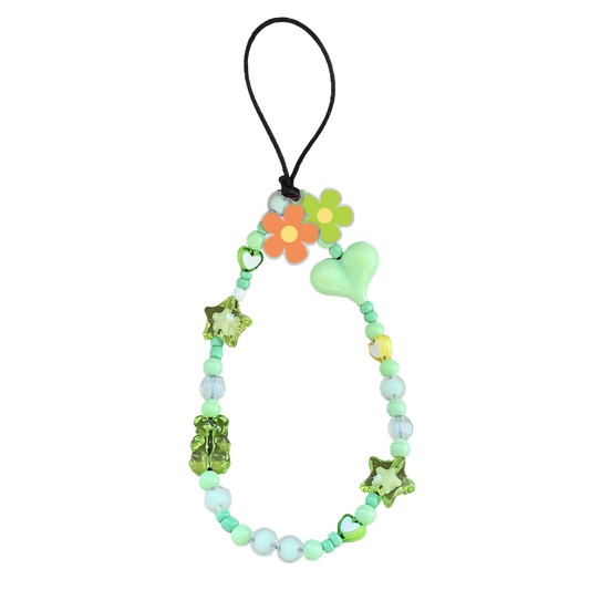 Beaded Strap with Acrylic Charm - Daisy Sunshines 2.0