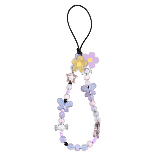 Beaded Strap with Acrylic Charm - Daisy Twinkle