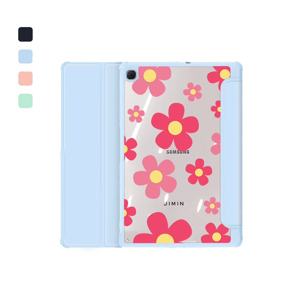 Android Tab Acrylic Flipcover - Daisy Blush