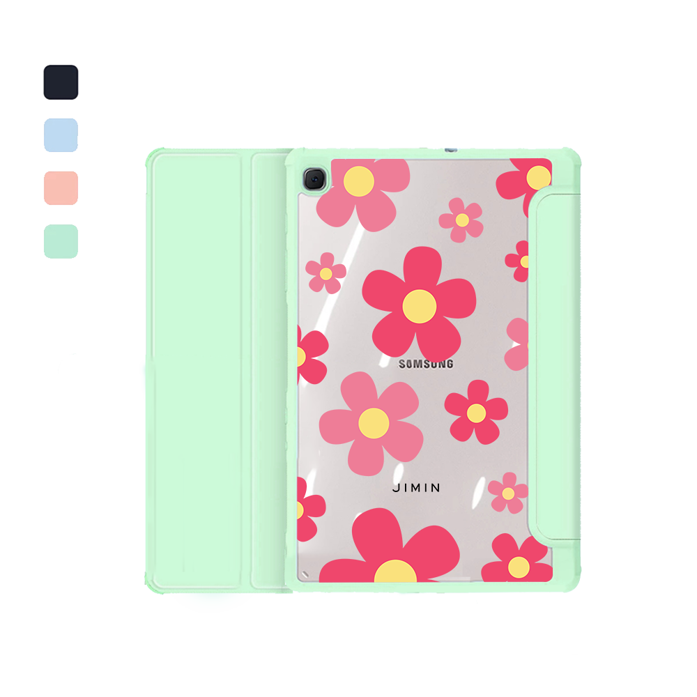 Android Tab Acrylic Flipcover - Daisy Blush