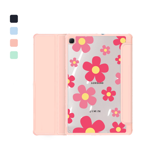 Android Tab Acrylic Flipcover - Daisy Blush