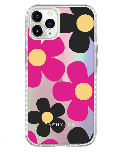iPhone Rearguard Holo - Daisy Hot Pink
