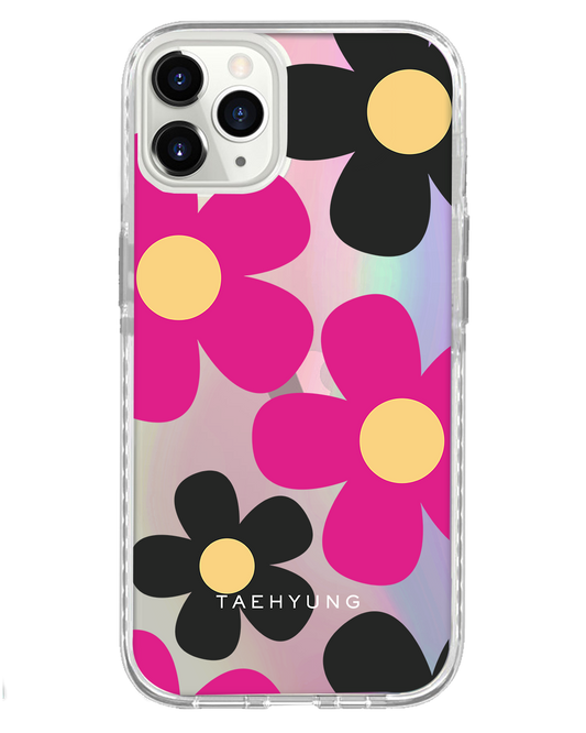 iPhone Rearguard Holo - Daisy Hot Pink