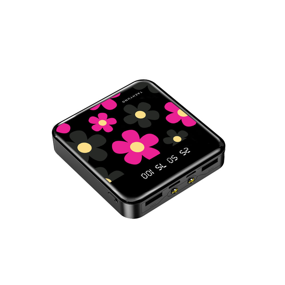 Mini Mighty Powerbank 12,000 mAh - Daisy Hot Pink