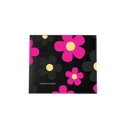 6 Slots Card Holder - Daisy Hot Pink