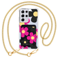 Android Magnetic Wallet Case - Daisy Hot Pink
