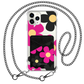 iPhone Phone Wallet Case - Daisy Hot Pink