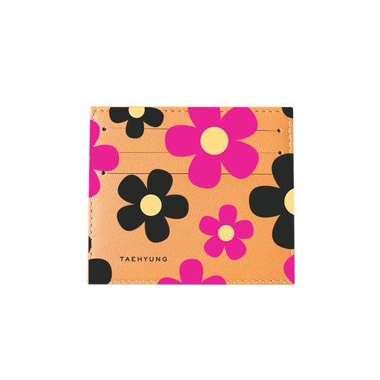 6 Slots Card Holder - Daisy Hot Pink