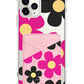 iPhone Phone Wallet Case - Daisy Hot Pink