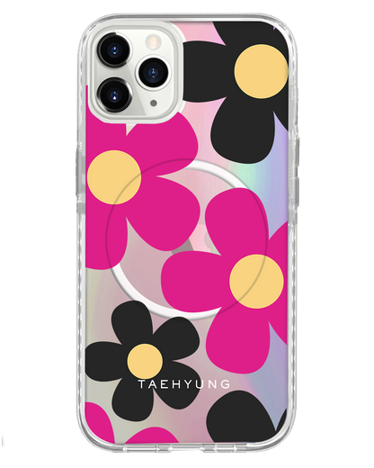 iPhone Rearguard Holo - Daisy Hot Pink
