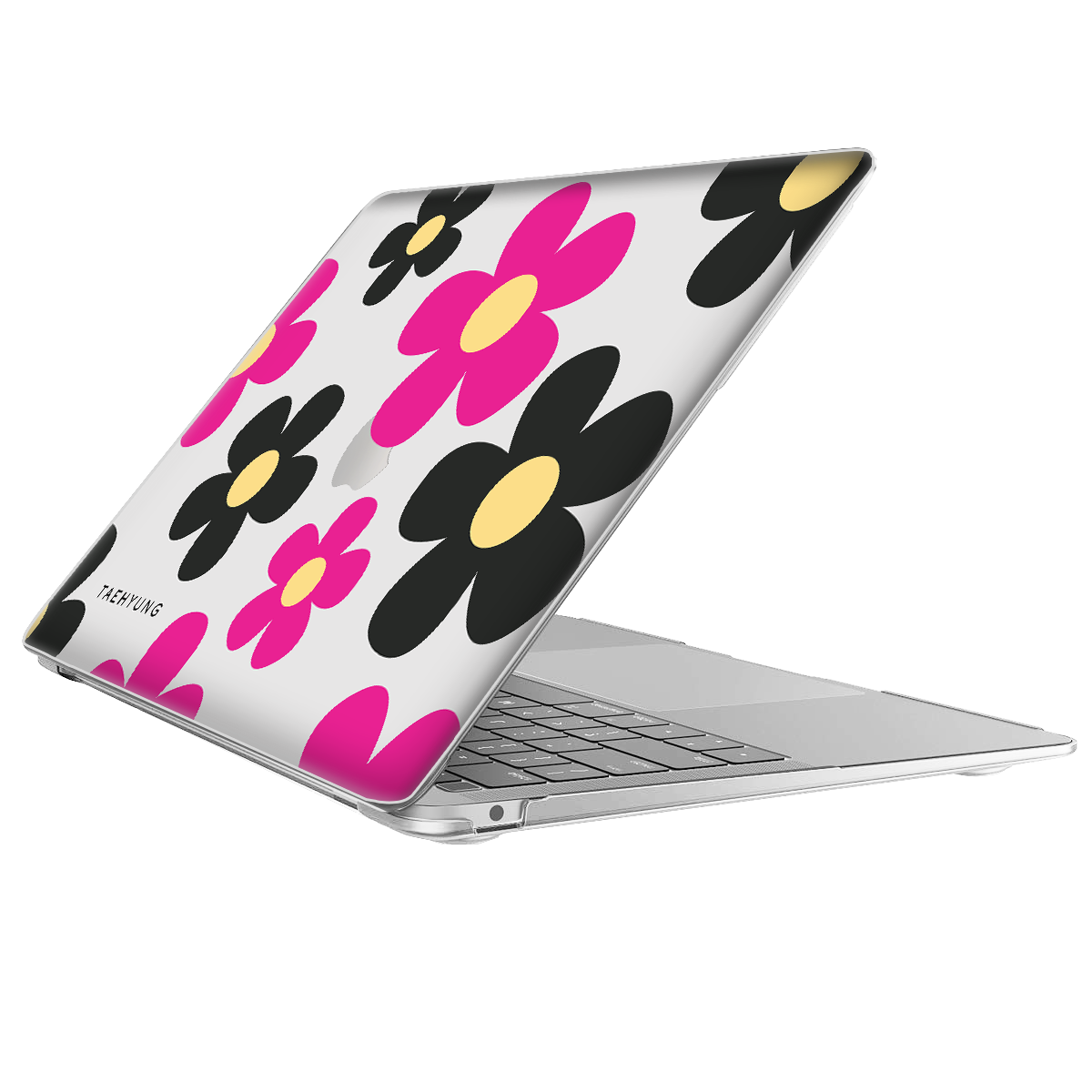 MacBook Snap Case - Daisy Hot Pink