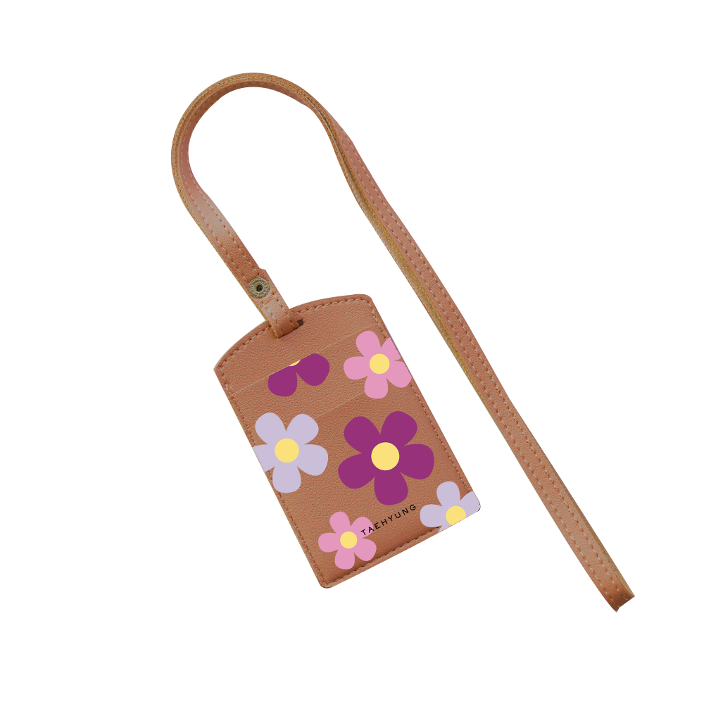 Vegan Leather Lanyard - Daisy Paradise