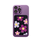 iPhone Magnetic Wallet Silicone Case - Daisy Paradise