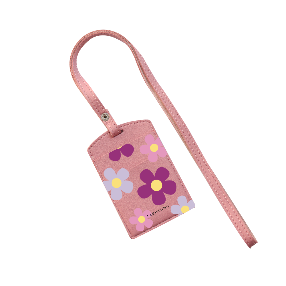 Vegan Leather Lanyard - Daisy Paradise