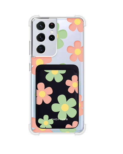 Android Magnetic Wallet Case - Daisy Spring