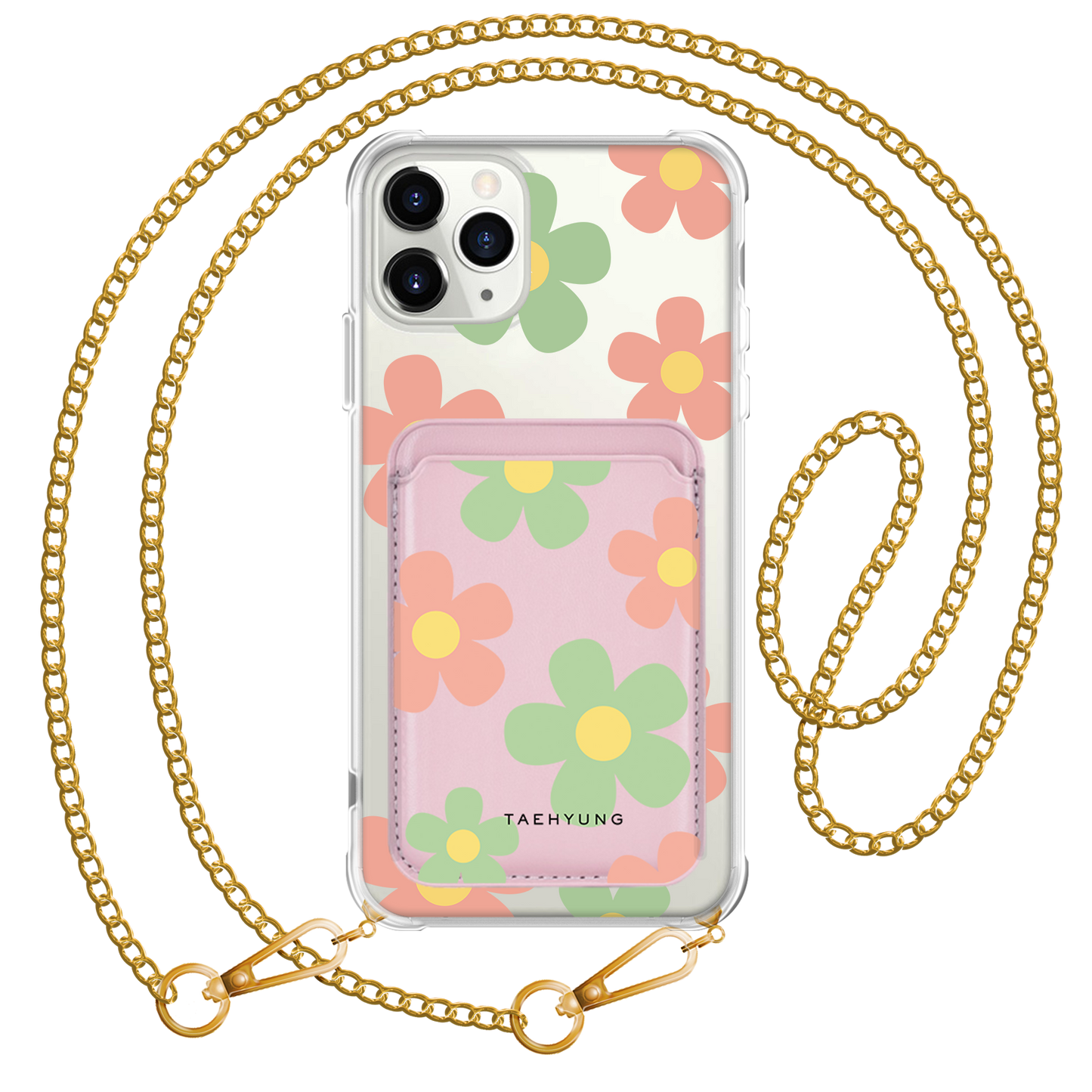 iPhone Magnetic Wallet Case - Daisy Spring