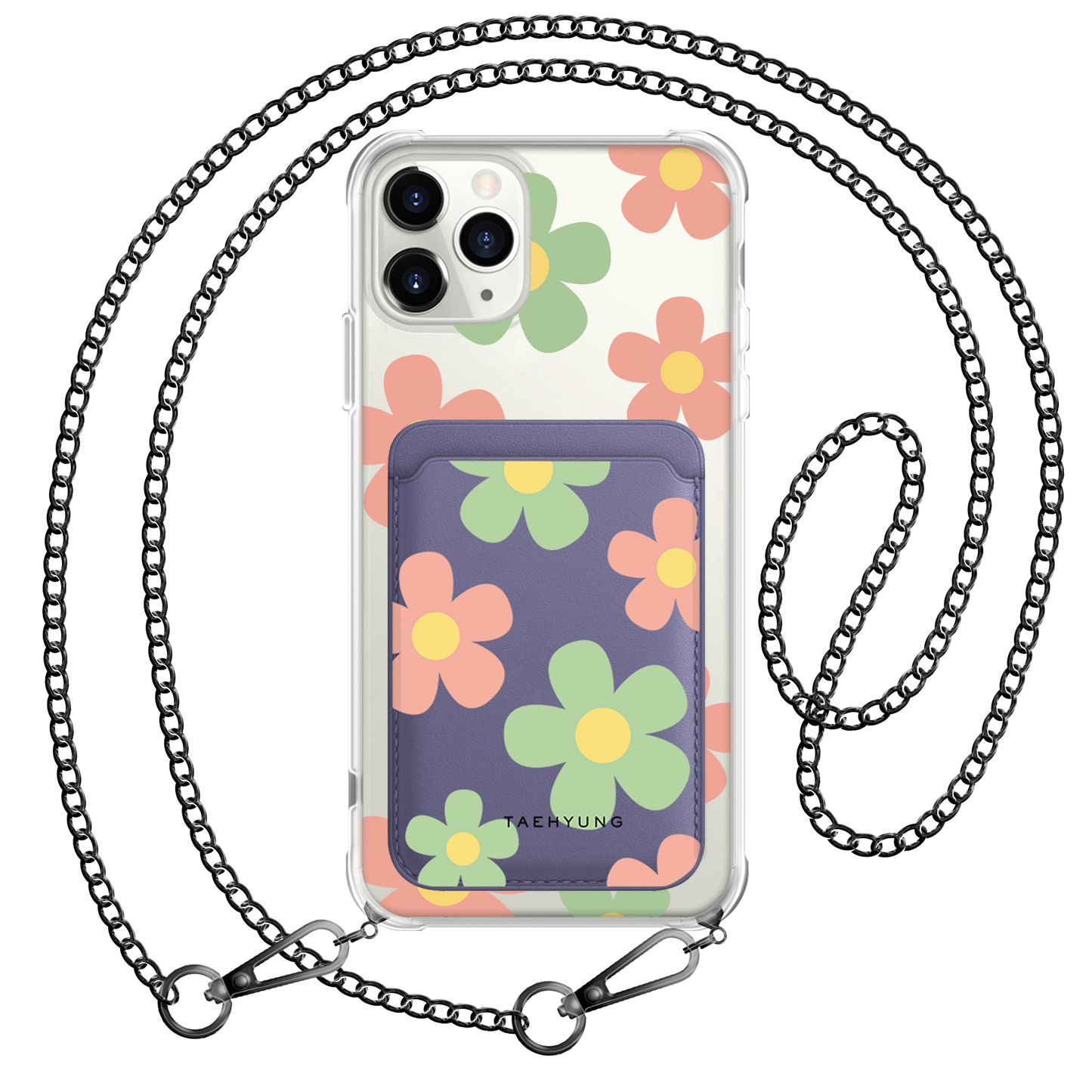 iPhone Magnetic Wallet Case - Daisy Spring