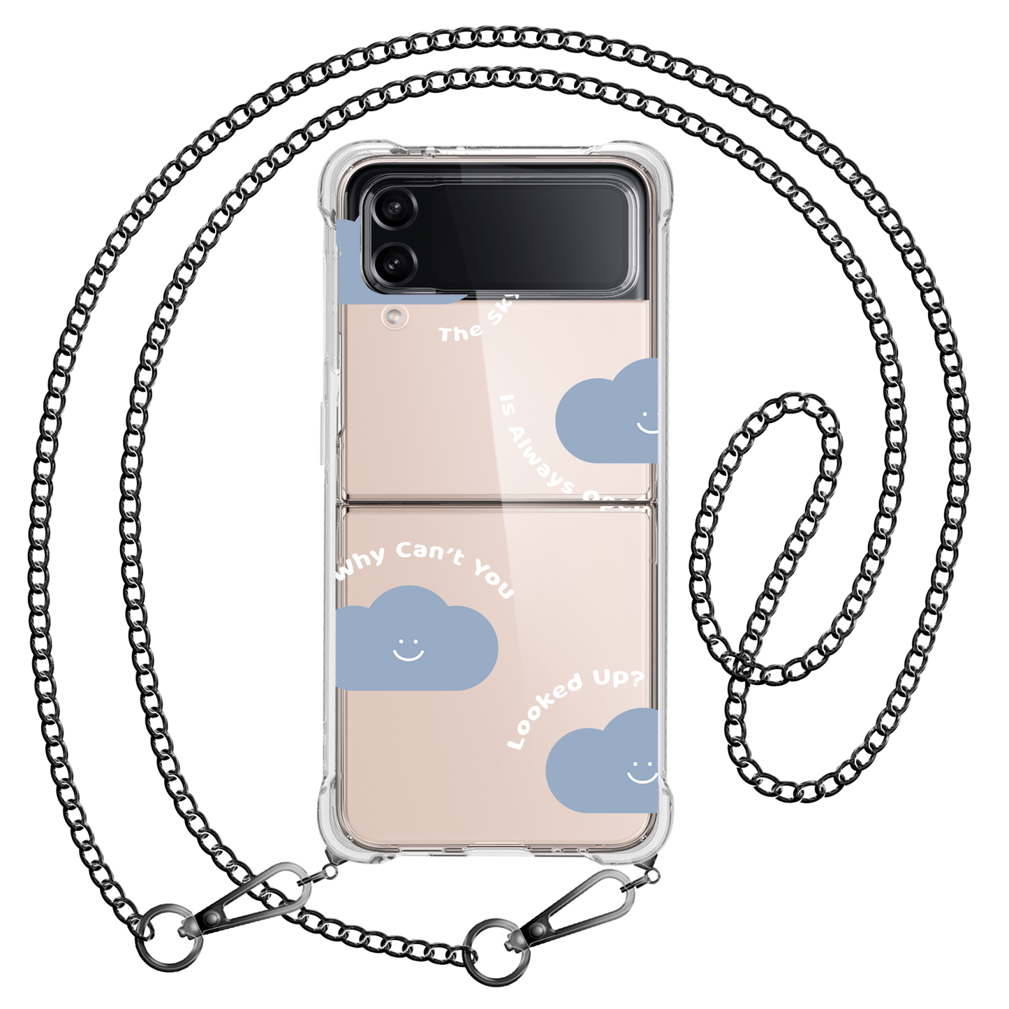 Android Flip / Fold Case - Dark Clouds