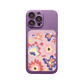 iPhone Magnetic Wallet Silicone Case - Flower Lovers