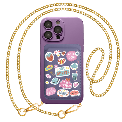 iPhone Magnetic Wallet Silicone Case - Motivation 1.0