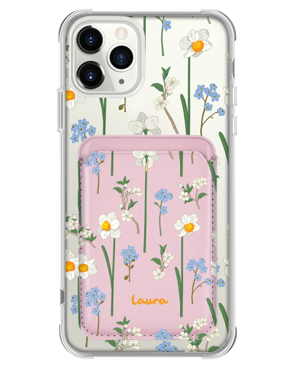 iPhone Magnetic Wallet Case - December Narcissus