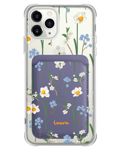 iPhone Magnetic Wallet Case - December Narcissus