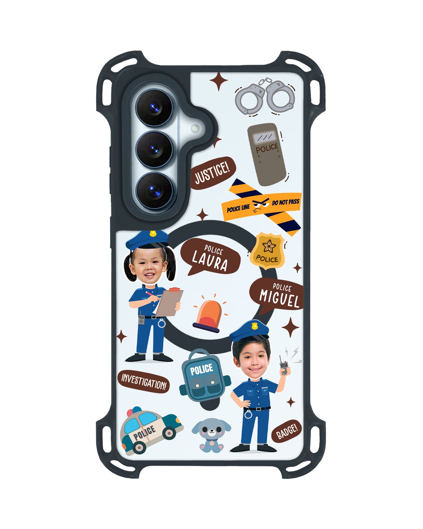 Android Rearguard UltimateZ - Face Grid Dream Police