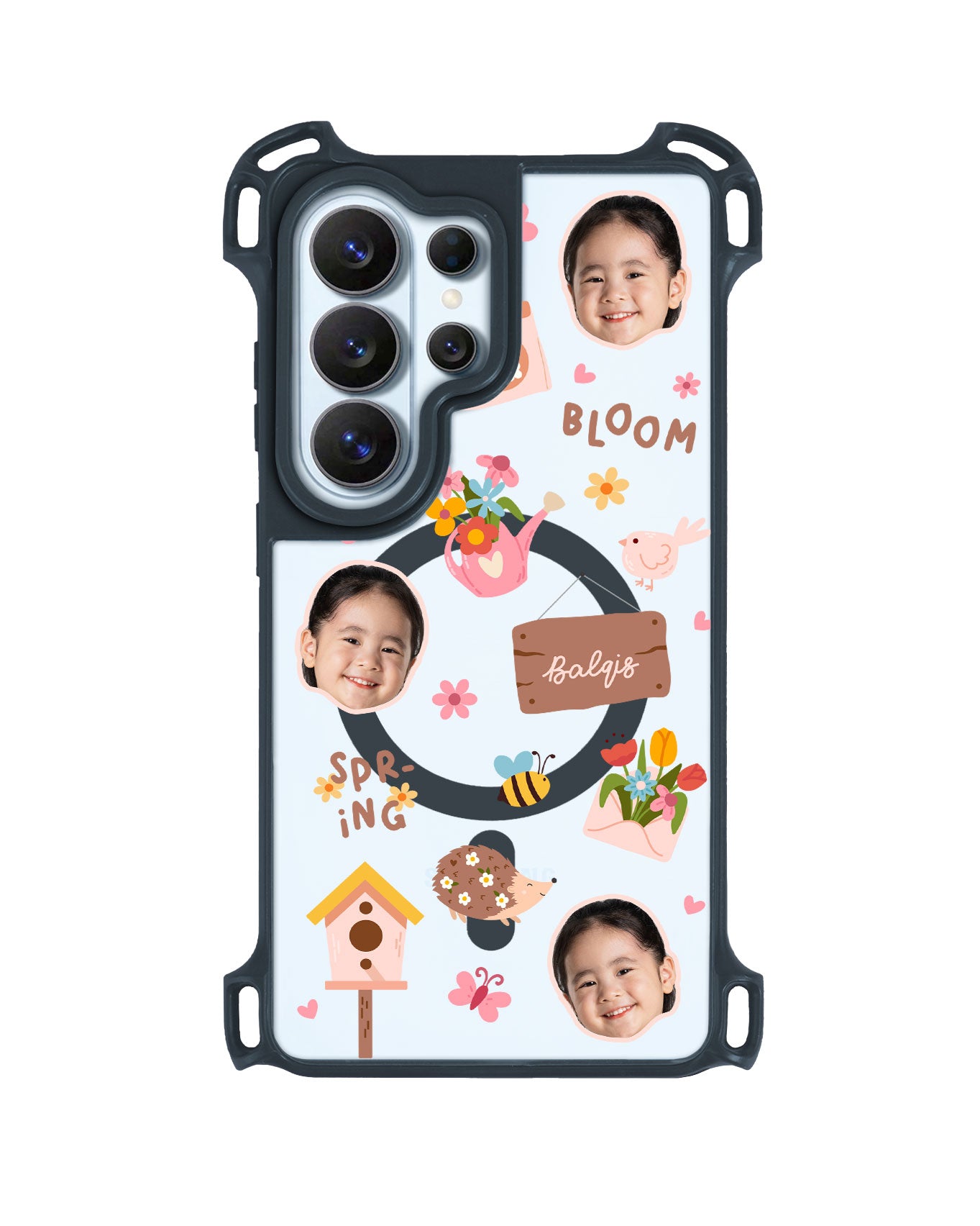 Android Rearguard UltimateZ - Face Grid Spring bloom