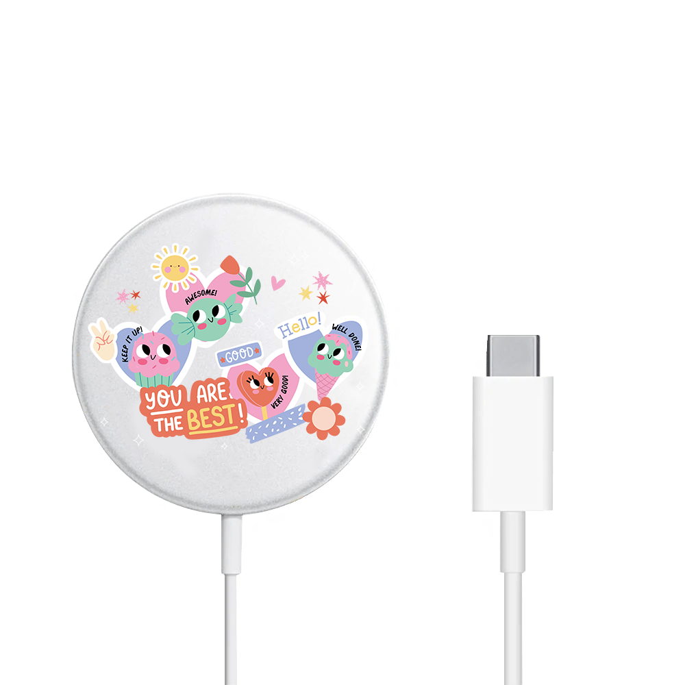 Magnetic Wireless Charger - Dessert Party