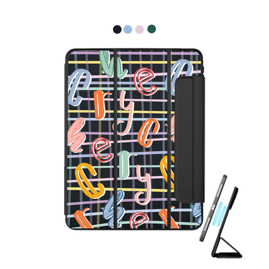 iPad Detachable Flip Cover - Doodle 1.0 Monogram