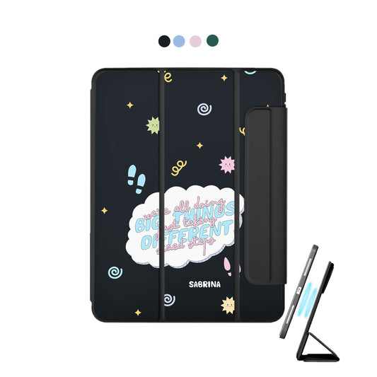 iPad Detachable Flip Cover - Different Steps