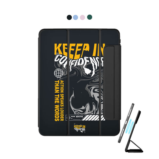 iPad Detachable Flip Cover - Keep Moving