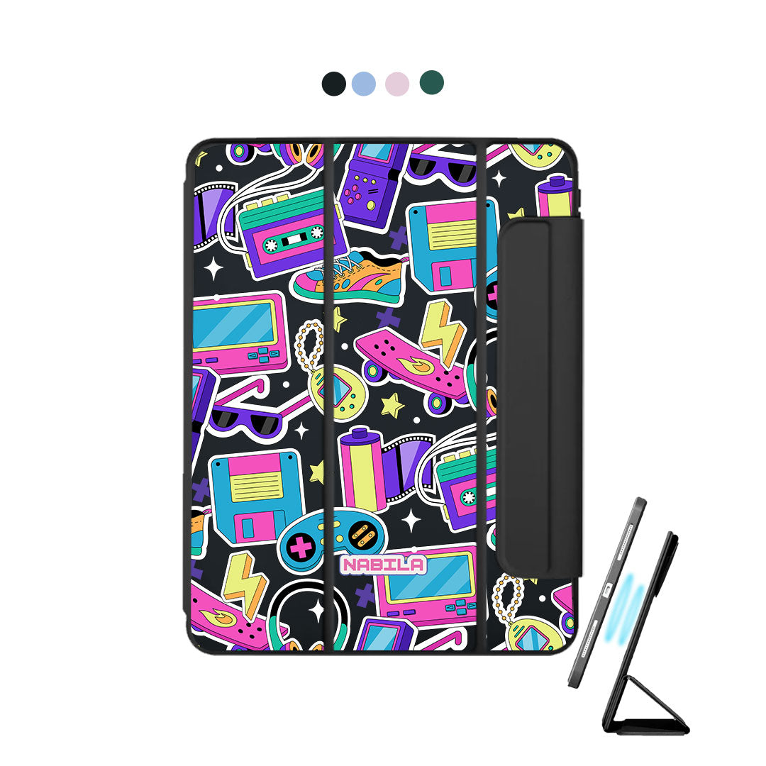iPad Detachable Flip Cover - Retro baby