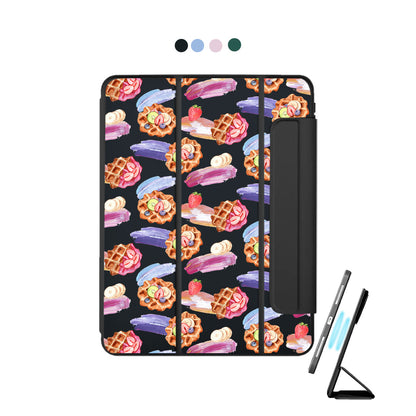 iPad Detachable Flip Cover - Waffles