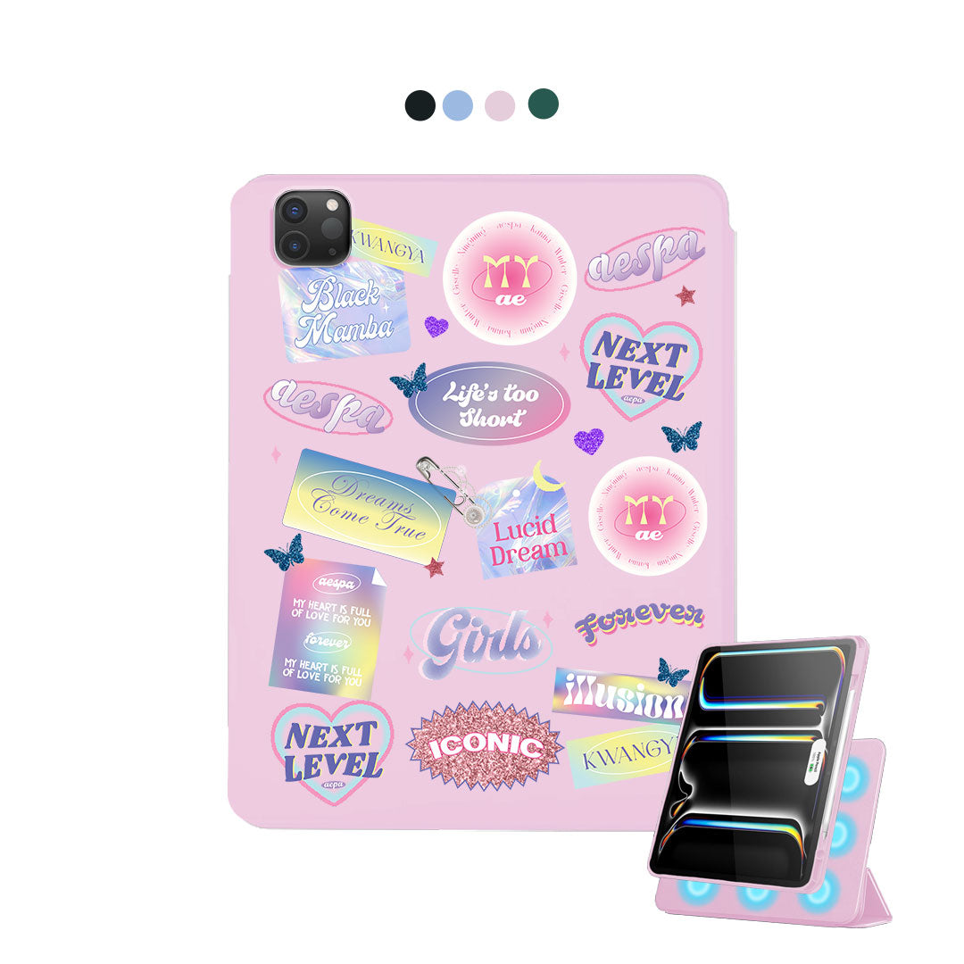 iPad Detachable Flip Cover - Aespa Girls Pack