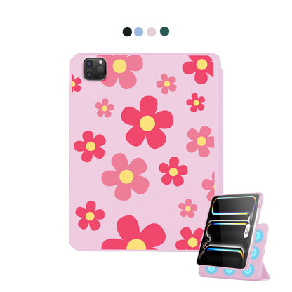 iPad Detachable Flip Cover - Daisy Blush