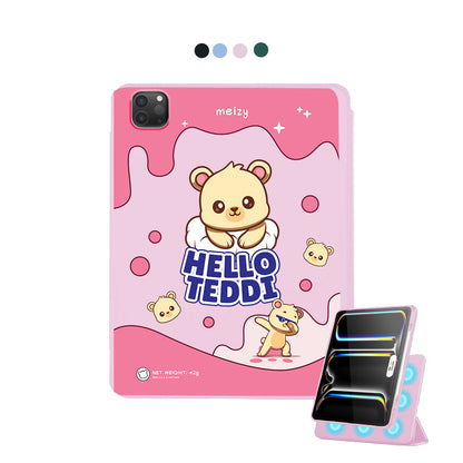 iPad Detachable Flip Cover - Hello Teddy 2.0