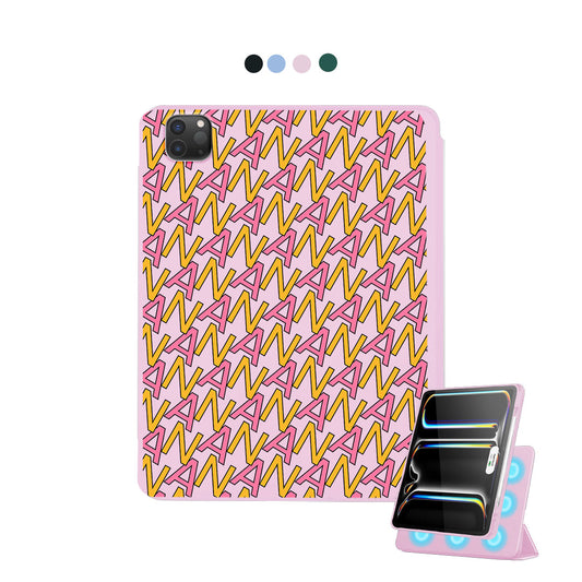iPad Detachable Flip Cover - Initial Monogram 3.0