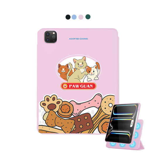 iPad Detachable Flip Cover - Pawguan Cat