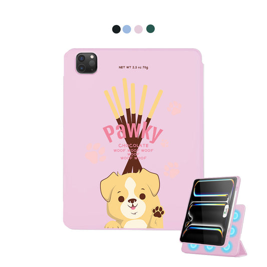 iPad Detachable Flip Cover - Pawky Dog