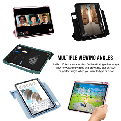 iPad Detachable Flip Cover - Tiger monogram 2.0