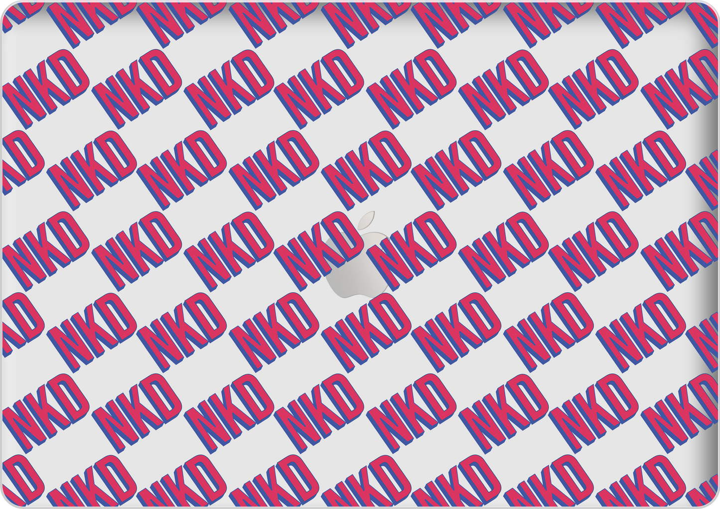 Macbook Snap Case - Diagonal Initial Monogram 2.0