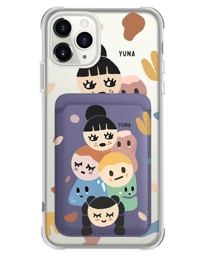 iPhone Magnetic Wallet Case - Doodle 1.0