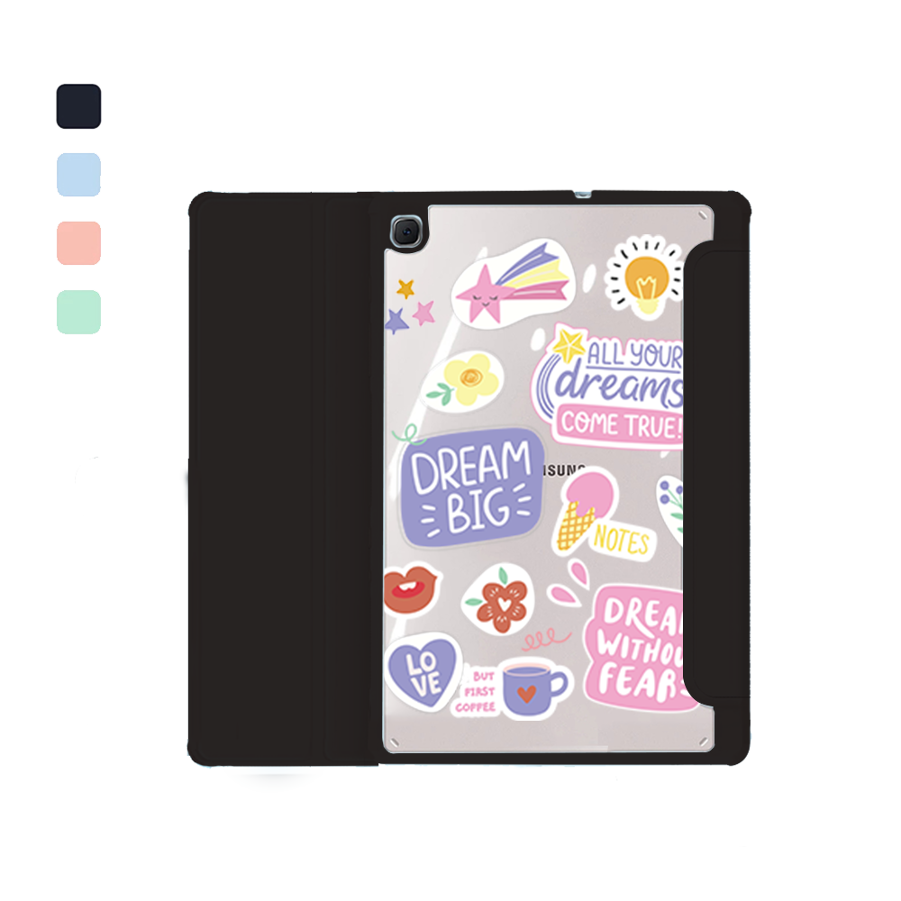 Android Tab Acrylic Flipcover - Dream Sticker Pack