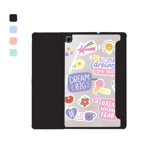 Android Tab Acrylic Flipcover - Dream Sticker Pack