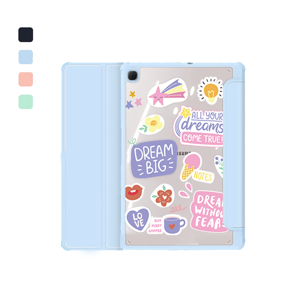 Android Tab Acrylic Flipcover - Dream Sticker Pack